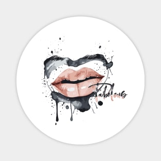 Red lip Fabolous Magnet